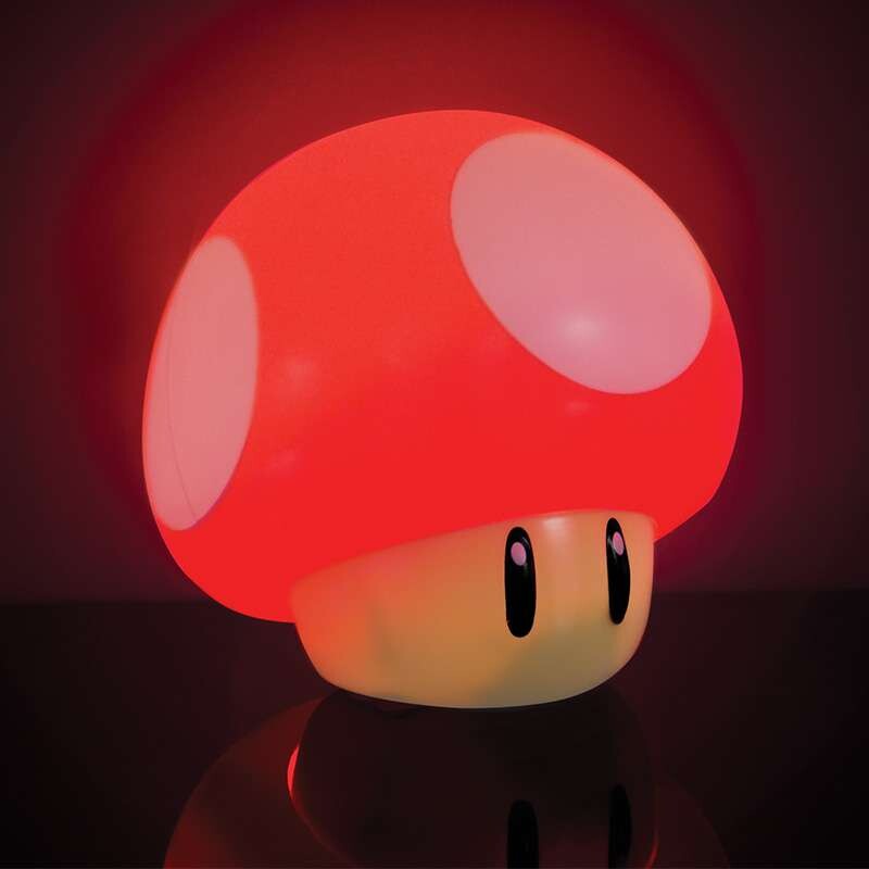 Svampeformet Super Mario Bordlampe