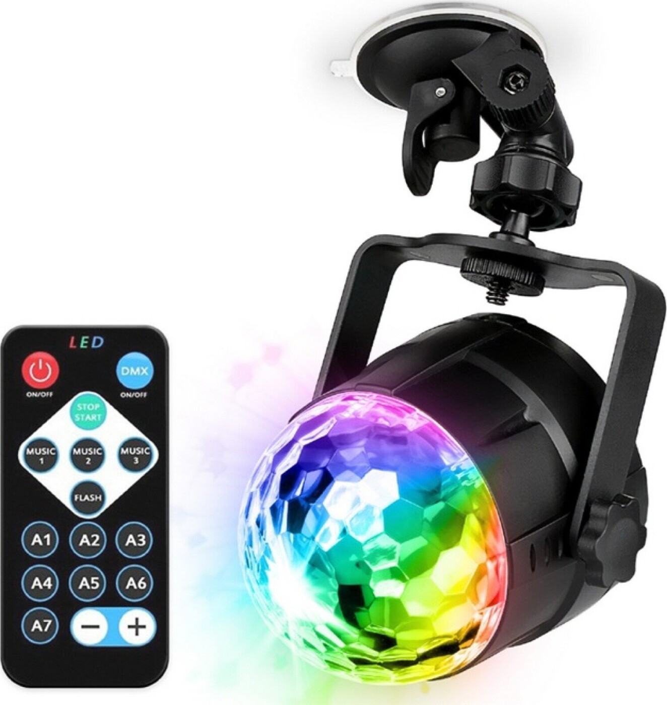 Music - Party Light Med Lydaktiveret Flerfarvet Led-lys