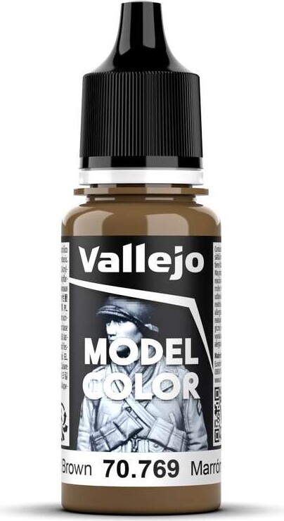 Vallejo - Model Color - Mustard Brown Mat - 18 Ml - 70769