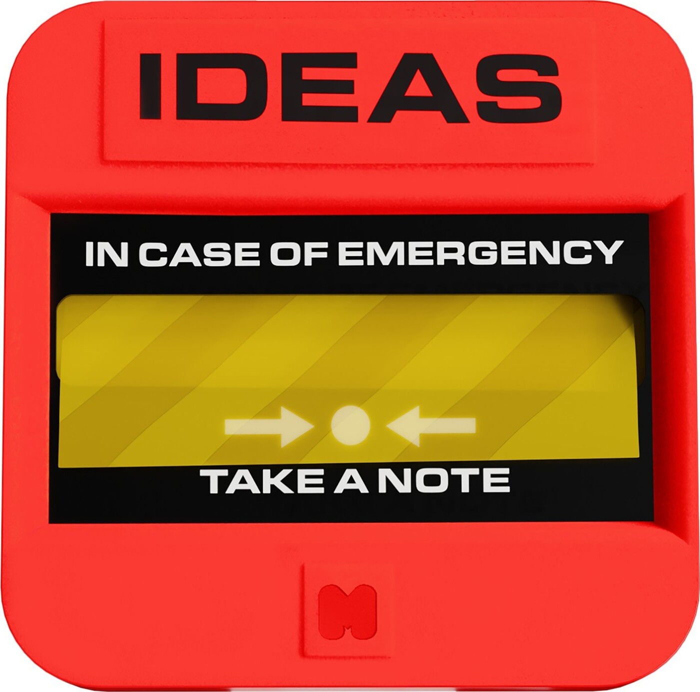 Mustard - Emergency Sticky Notes - 100 Sheets