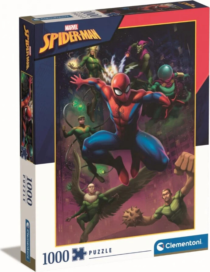 Spiderman Puslespil - 1000 Brikker - Clementoni