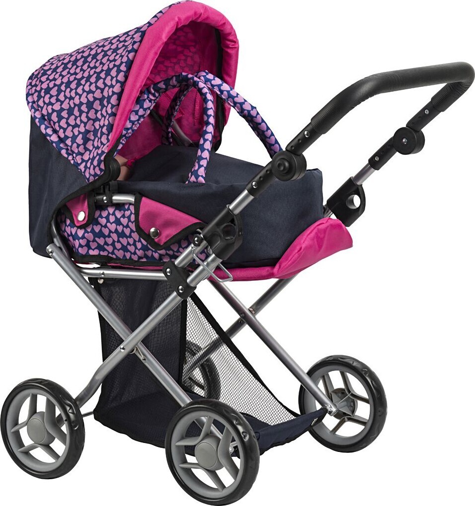 My Baby - 3-i-1 Dukkevogn - Dukke Barnevogn - Lyserød