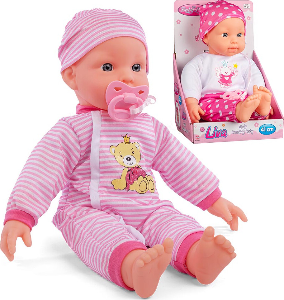 My Baby Liva Dukke Med Soft Body 41 Cm - Assorteret