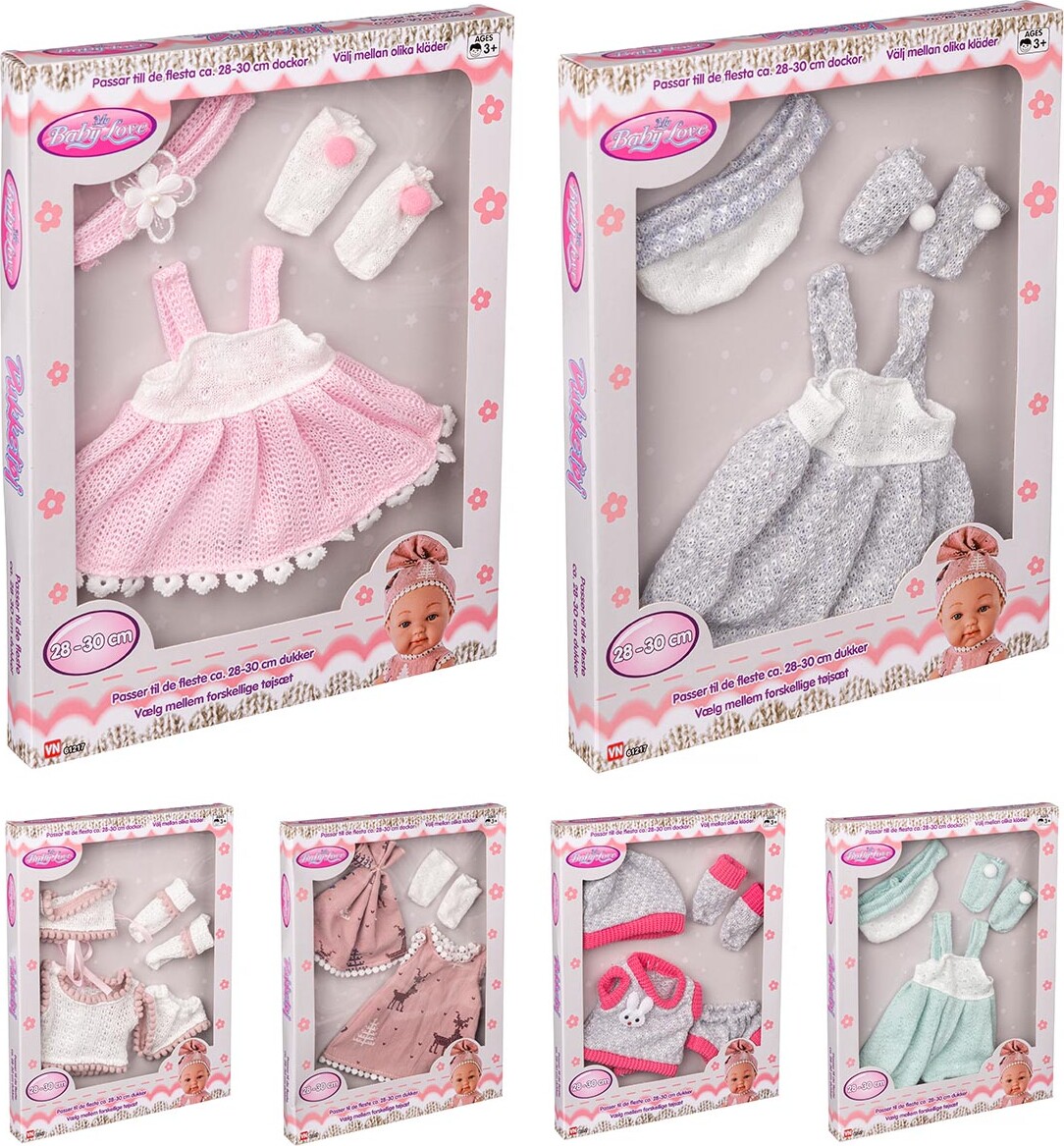 My Baby Love Dukketøj Til 40 - 43 Cm Dukker - Assorteret