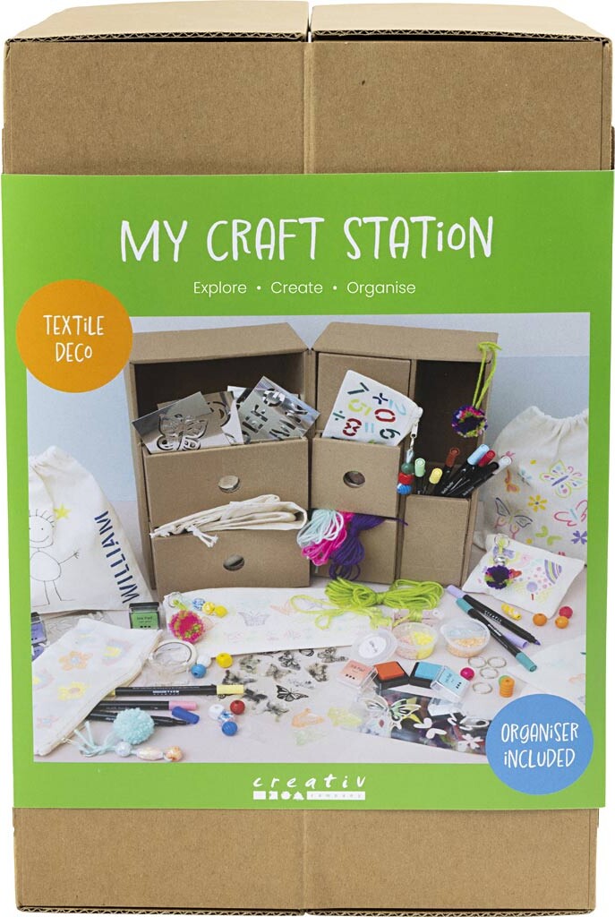 My Craft Station Tekstildekoration - Assorterede Farver - 1 Stk.