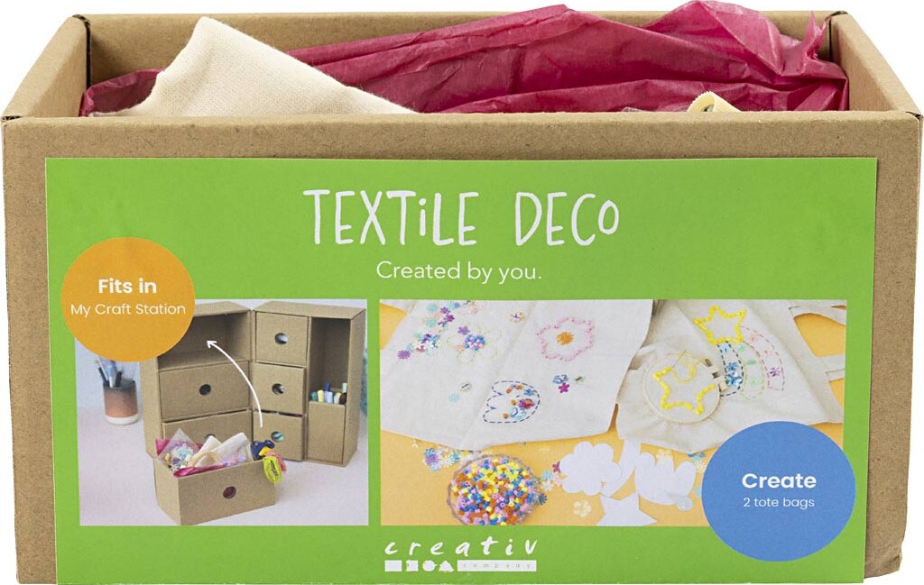 My Craft Station Tekstildekoration - Assorterede Farver