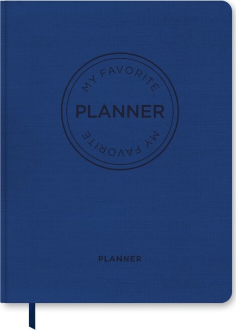 My Favorite Planner Udateret Planner / Light Blue Kalender Udateret / Koboltblå