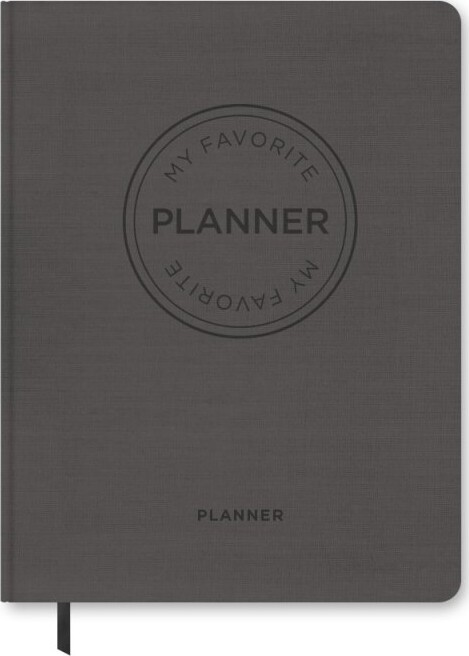 My Favorite Planner - Udateret Kalender Bog - Varm Grå