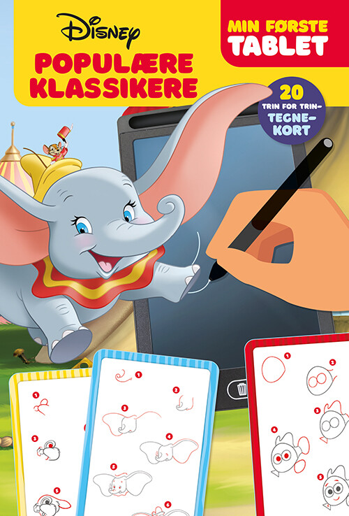 Tegne Tablet Til Børn - Disney Klassikere - 20 Tegnekort