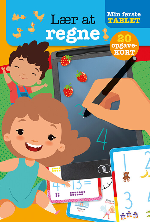 Min Første Tablet - Til Børn - Lær At Regne - Med 20 Opgavekort