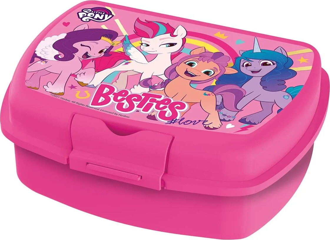 My Little Pony - Madkasse Til Børn - Besties - Pink - Euromic