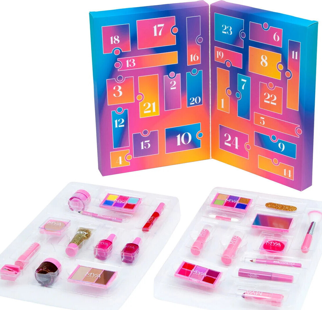 Mya Cosmetics - Makeup Julekalender Til Børn - 24 Overraskelser