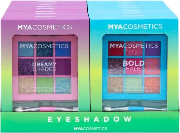 Mya Makeup - øjenskygge Assorterede
