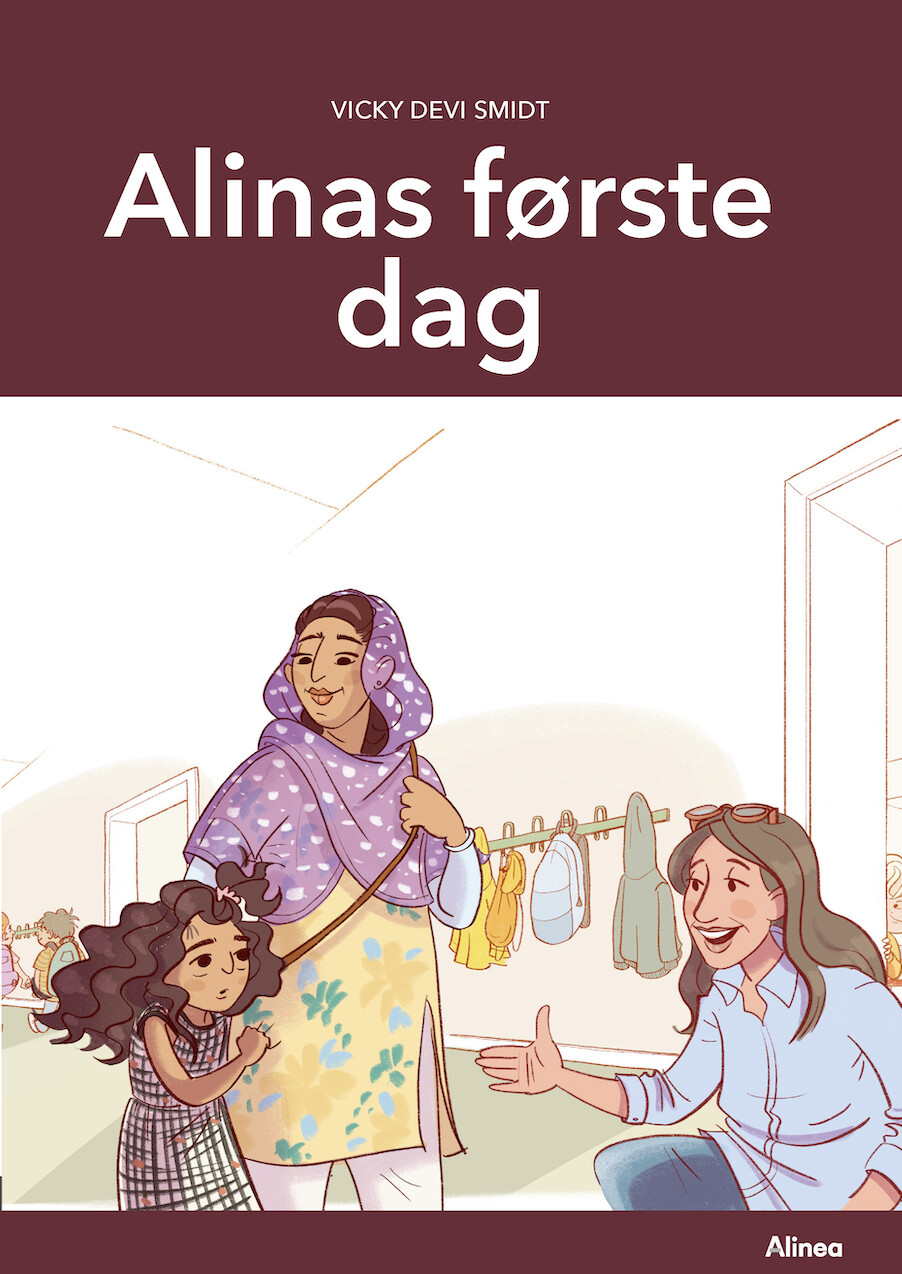 Billede af Når Alt Er Nyt, Alinas Første Dag, Grøn Læseklub - Vicky Devi Smidt - Bog