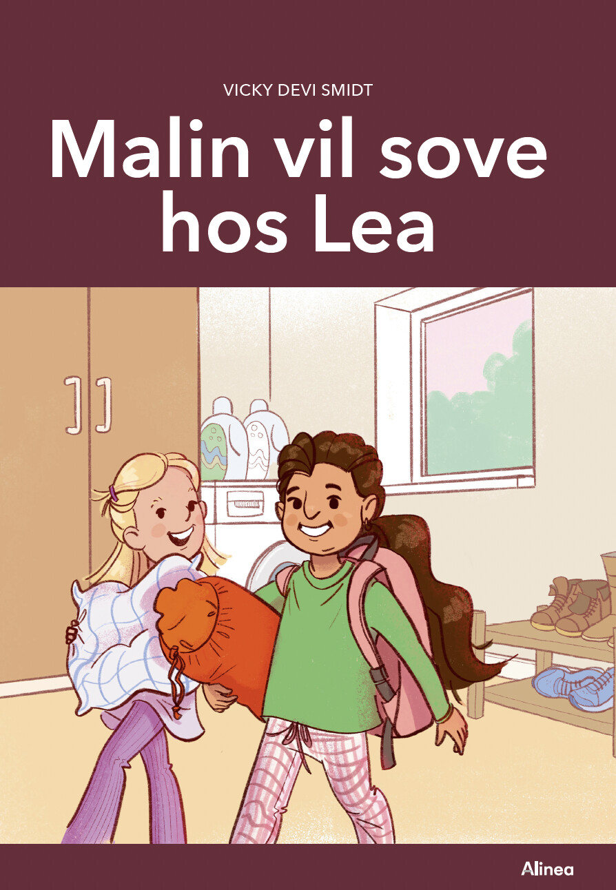 Billede af Når Alt Er Nyt, Malin Vil Sove Hos Lea, Grøn Læseklub - Vicky Devi Smidt - Bog
