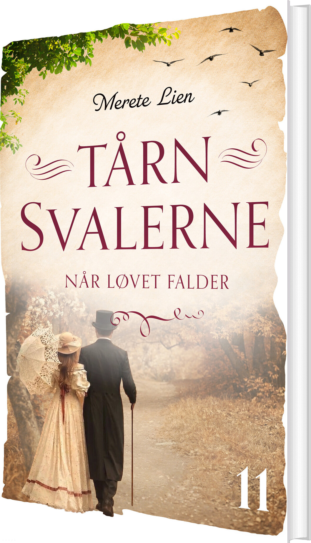 Når Løvet Falder - Merete Lien - Bog