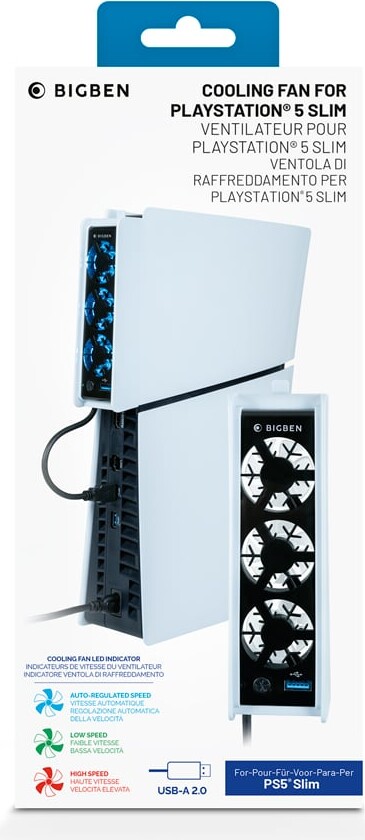 Nacon Cooling Fan White/black Ps5 Slim