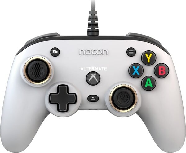 Nacon Pro Compact Controller - Xbox X/s/one + Pc - Hvid