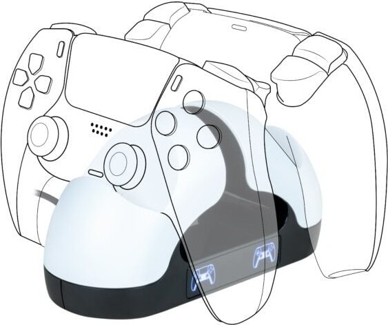 Nacon Playstation Vr2 Dual Charger For Dualsense /ps5