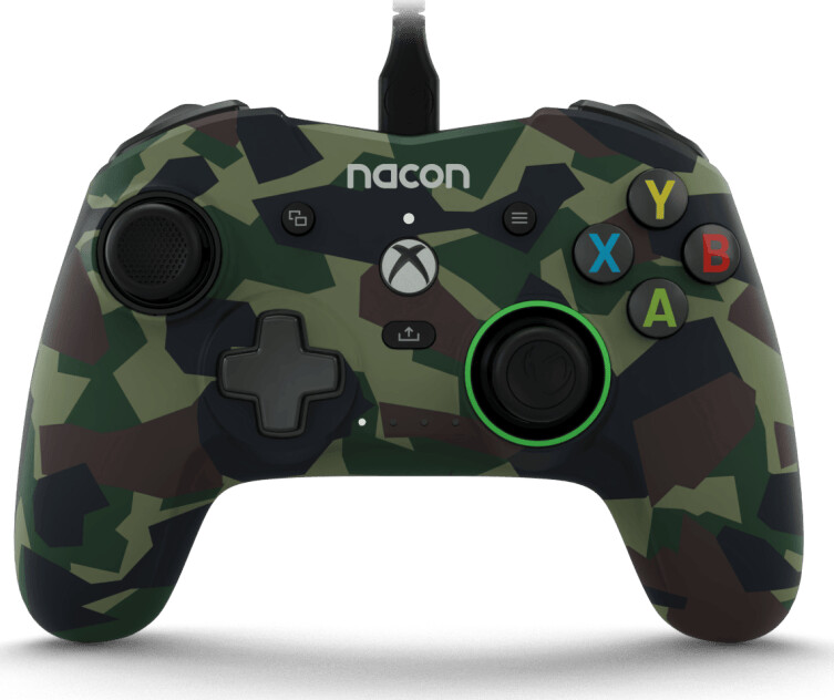 Nacon Pro Compact - Controller Med Kabel - Xbox One - Forest Camo