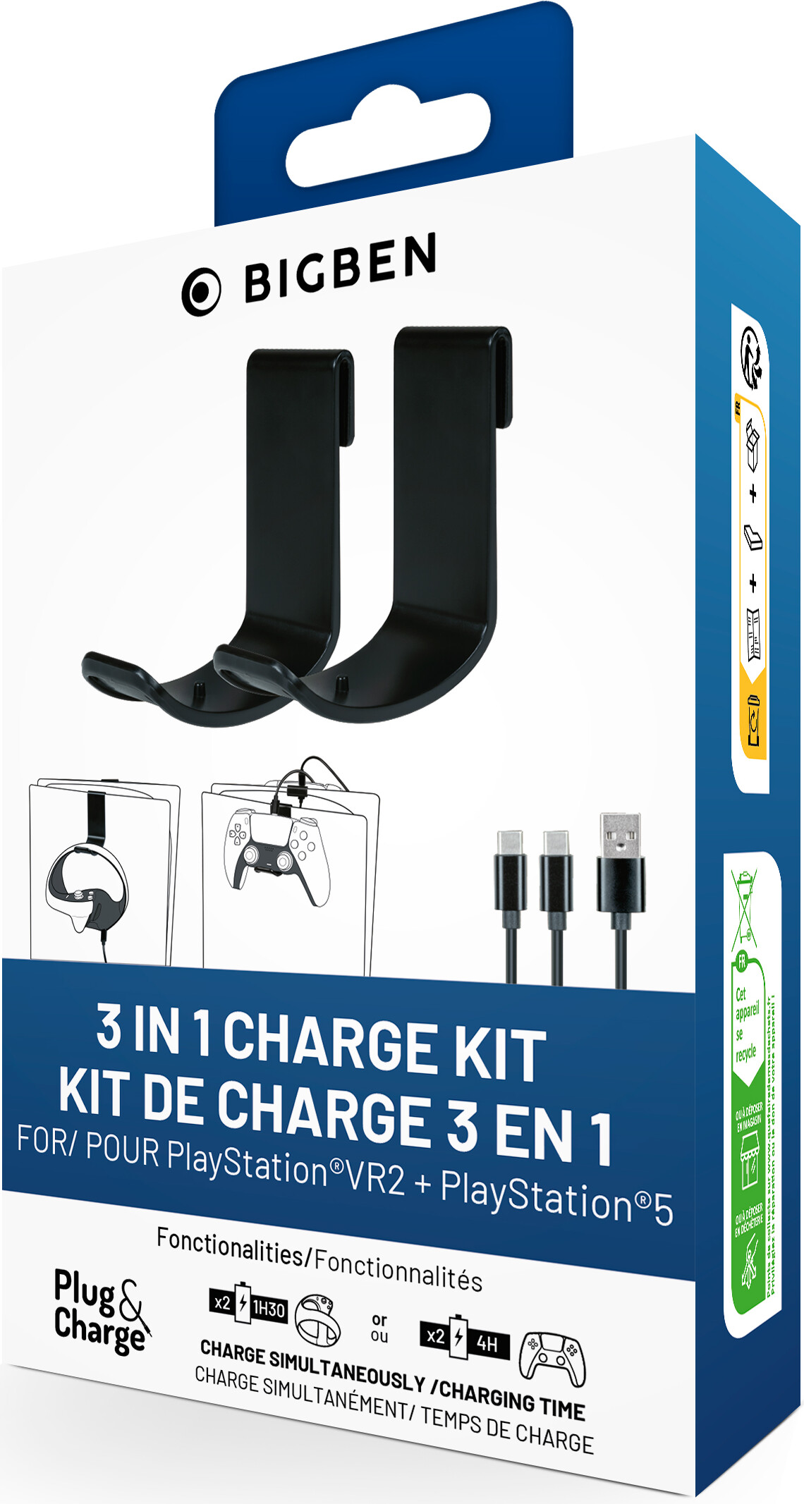 Nacon Ps5 Vr2 Charge Kit