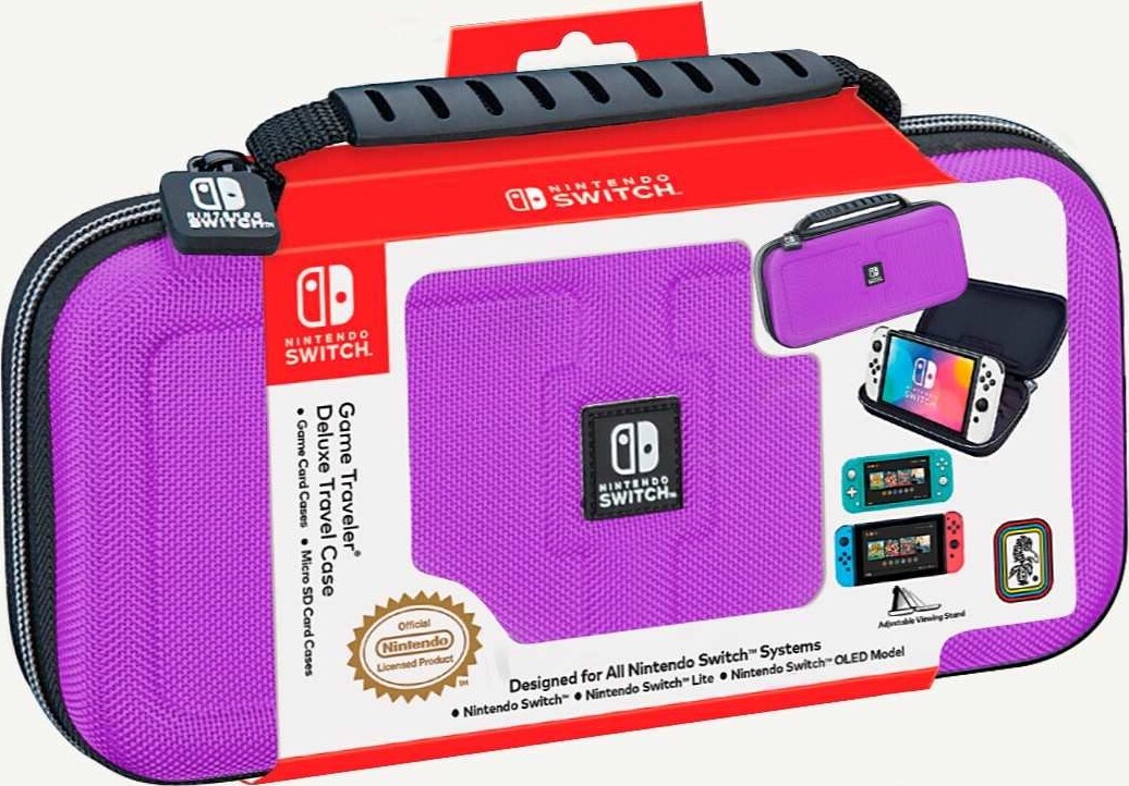 Nacon Switch Travel Case Purple Switch Lite/switch Oled