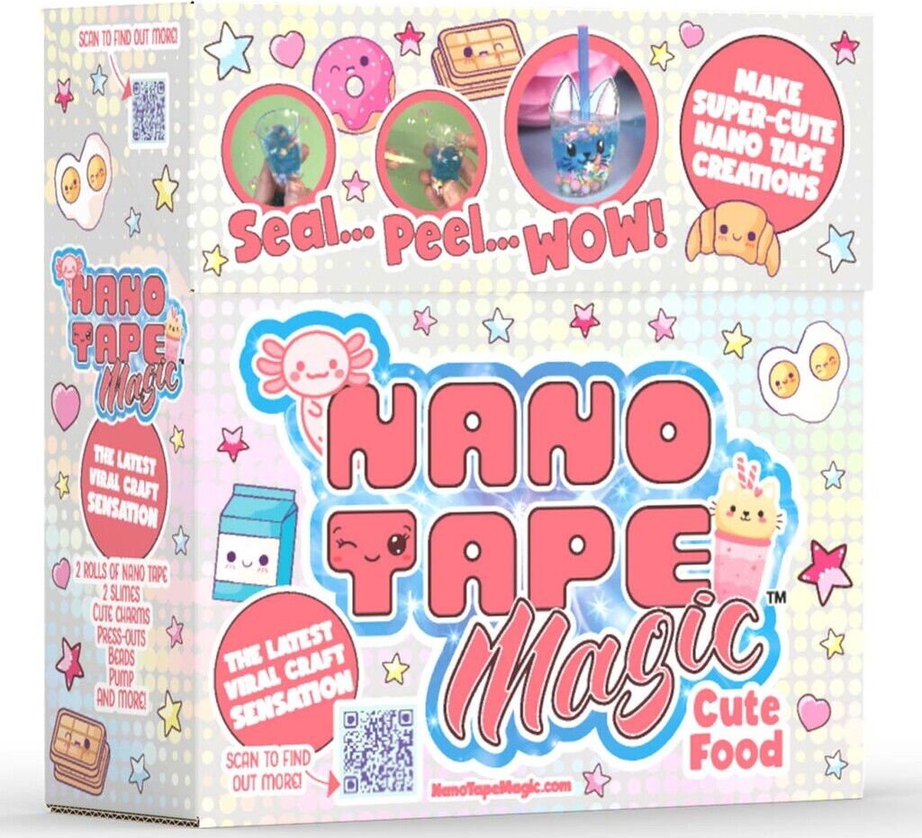 Nano Tape Magic - Cute Food - Diy Klassiske Søde Madkreationer
