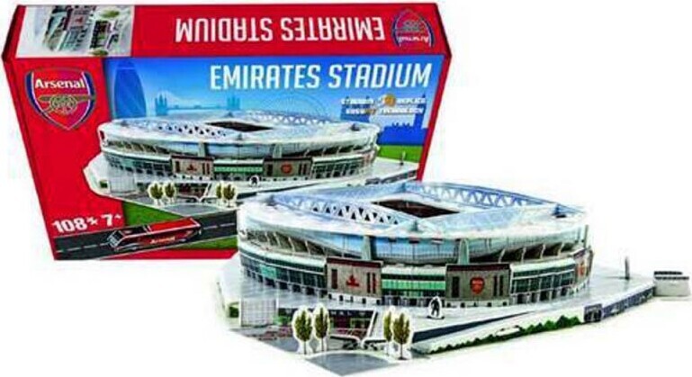 Nanostad - Emirates - Arsenal Fc - 106 Brikker - 3d Puslespil