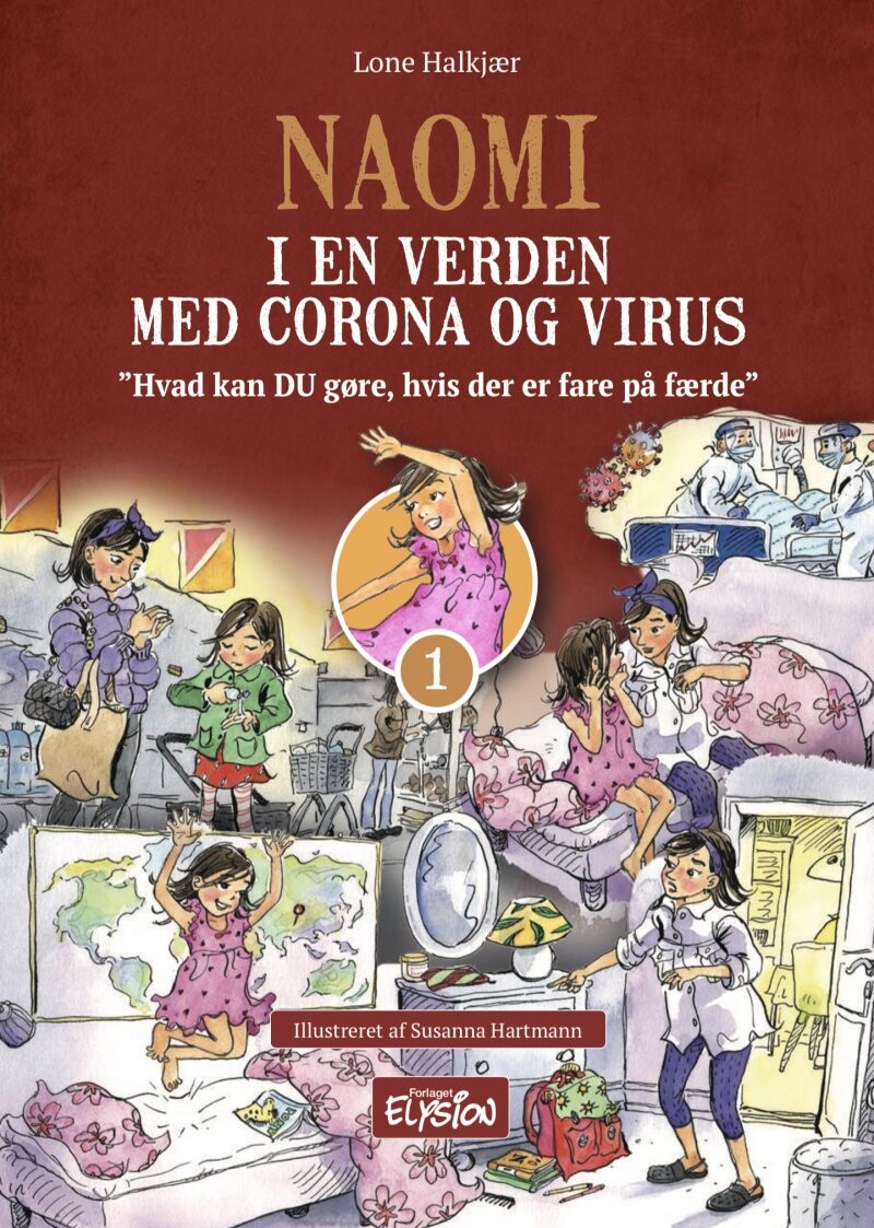 Billede af Naomi I En Verden Med Corona Og Virus - Lone Halkjær - Bog hos Gucca.dk
