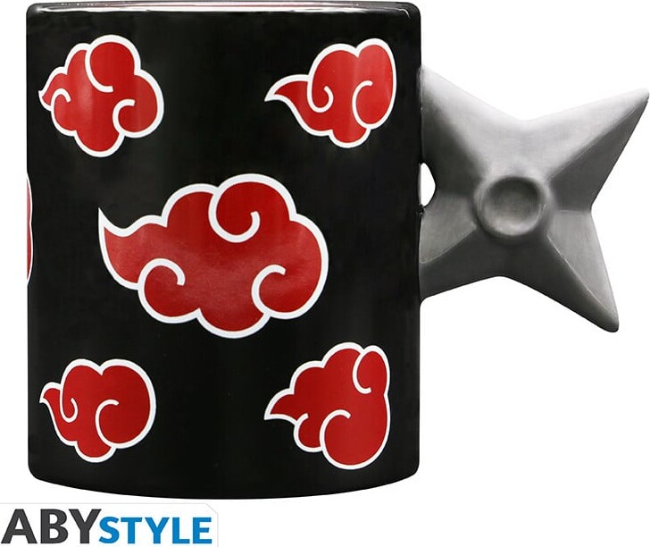 Naruto Shippuden - 3d Handle Mug - Akatsuki Shuriken