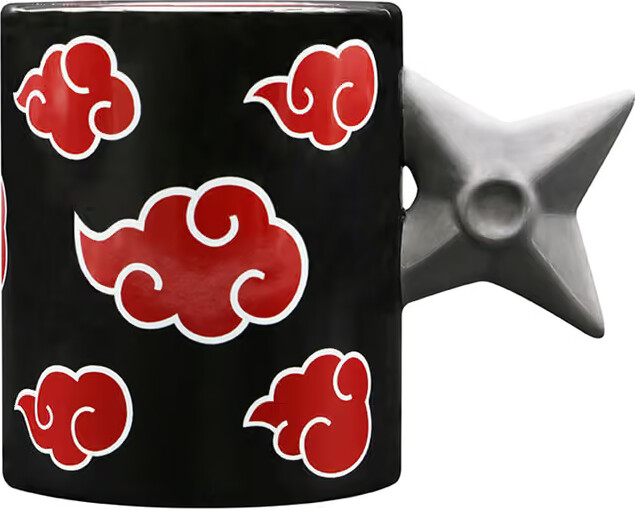 Naruto Shippuden - 3d Handle Mug - Akatsuki Shuriken - Abystyle Studio
