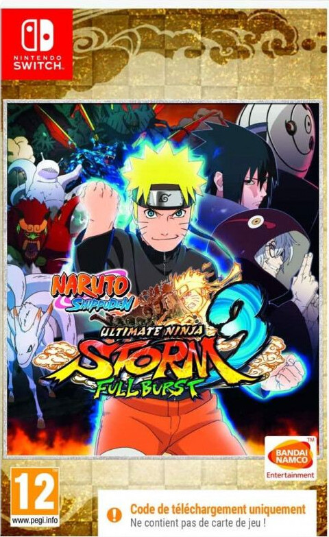 Naruto Ultimate Ninja Storm 3 Full Burst - Kode I Boks (gb) - Nintendo Switch