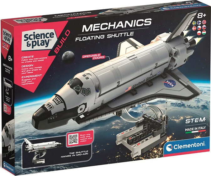 Se Clementoni - Science And Play Build - Mechanics - Nasa Floating Shuttle hos Gucca.dk