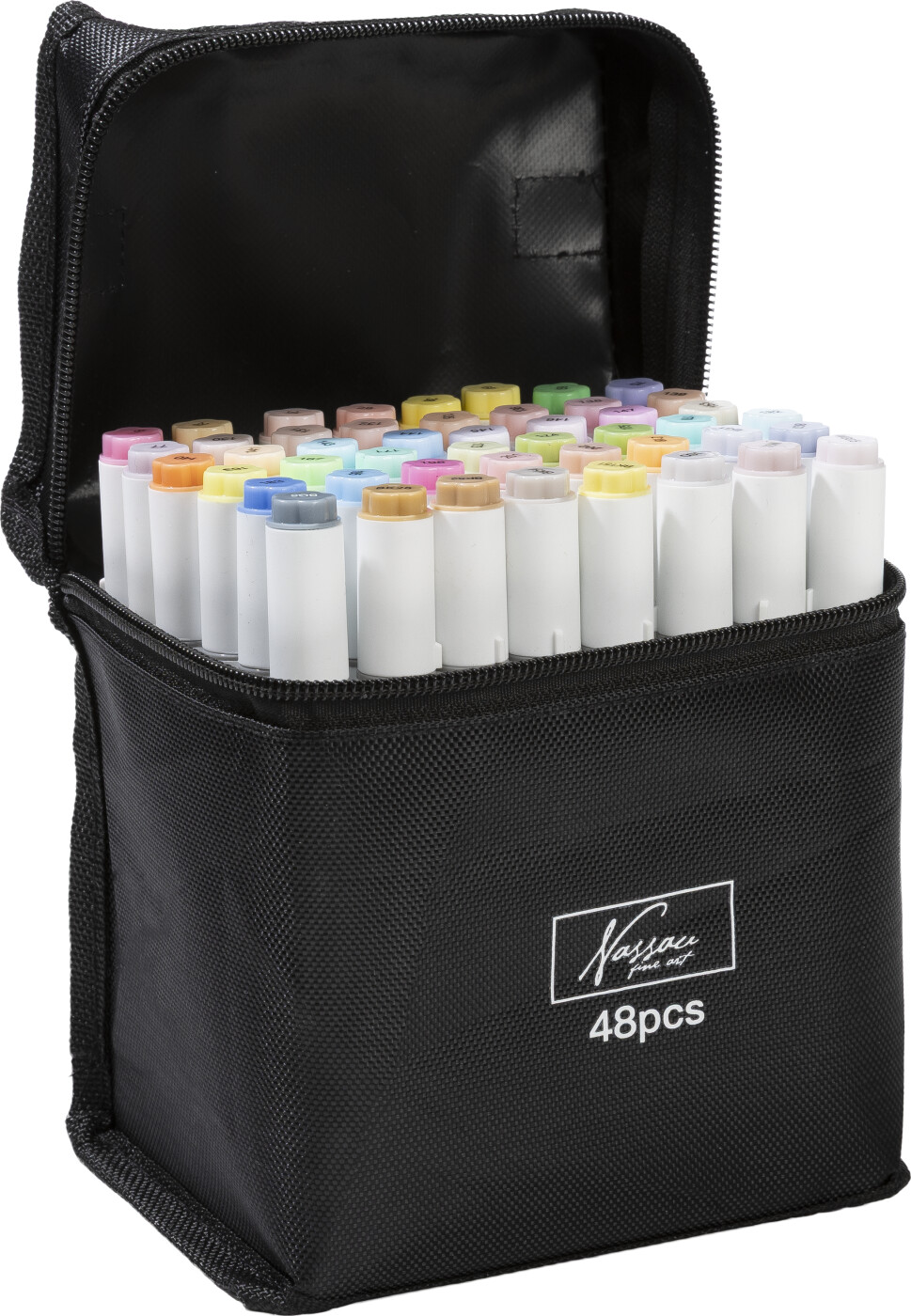 Nassau - Pastel Round Dual Markers 48 Pcs (ar017003)