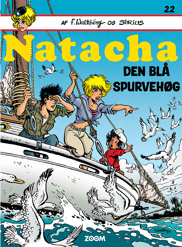 Natacha 22: Den Blå Spurvehøg - Walthéry - Bog