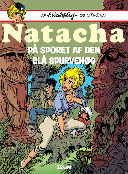 Natacha 23: På Sporet Af Den Blå Spurvehøg - Walthéry - Bog