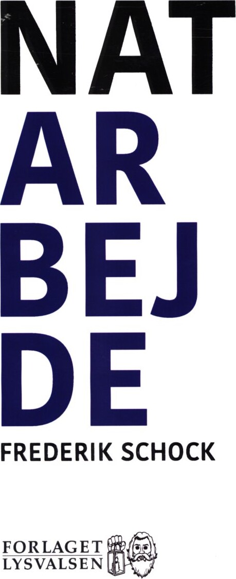 Billede af Natarbejde - Frederik Schock - Bog