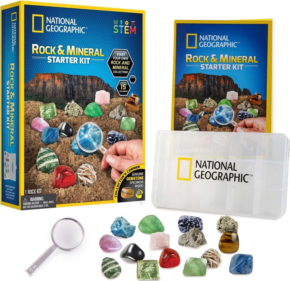 National Geographic - Rock & Mineral Starter - Sten Mineral Sæt