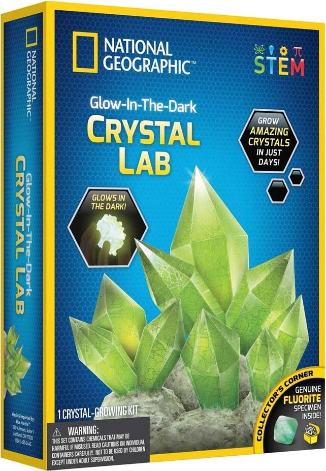 National Geographic - Glow-in-the-dark Crystal Lab - Krystal Sæt