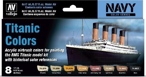 Billede af Vallejo - Titanic Maling Sæt - 8x17 Ml - 71646