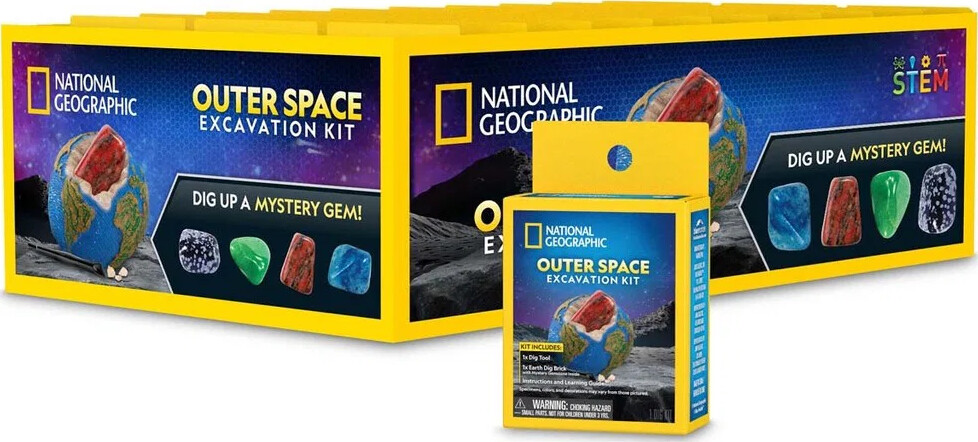 National Geographic - Outer Space Excavation Kit - Udgravningssæt