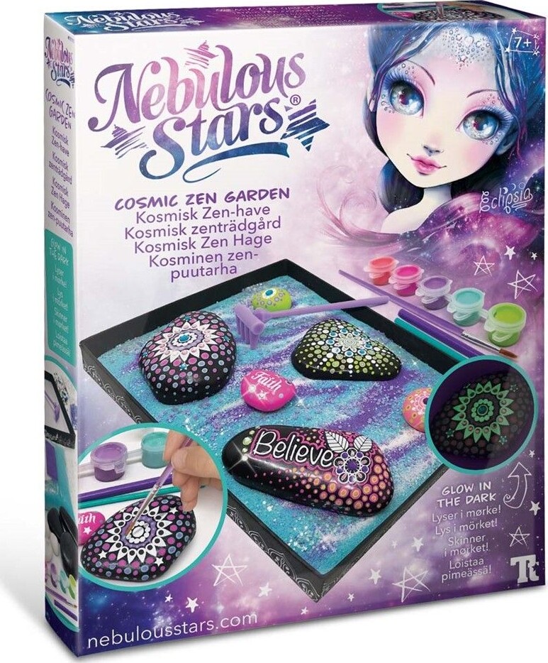 Nebulous Stars - Cosmic Zen Garden Kreativt Sæt - Lyser I Mørket