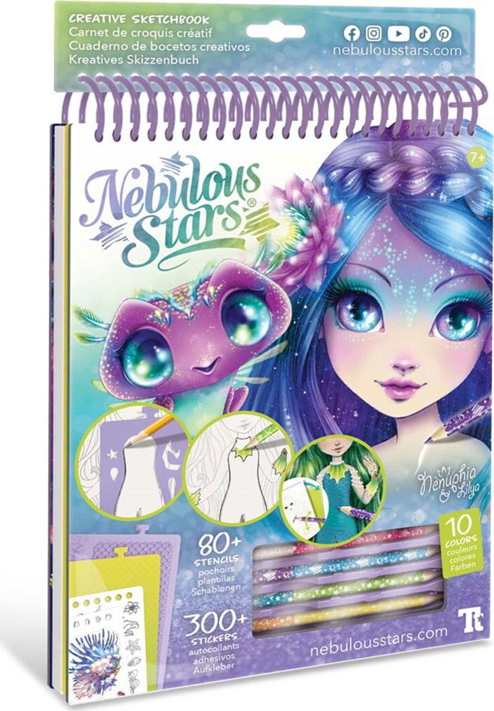 Nebulous Stars - Kreativt Skitsehæfte Nenuphia