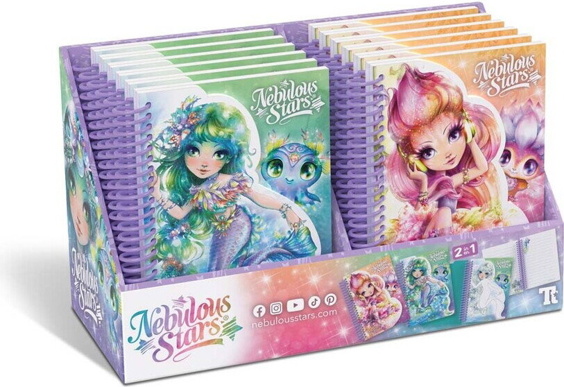 Nebulous Stars - Mini Designer Notepad Assorterede