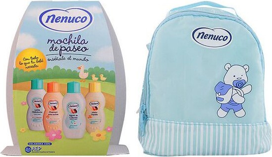 Nenuco - Baby Shampoo, Cologne Og Flydende Sæbe Sæt Med 4 Dele