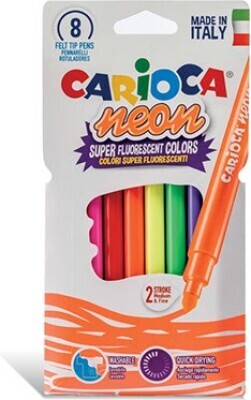 Carioca - Neon Tusser - 8 Farver billede