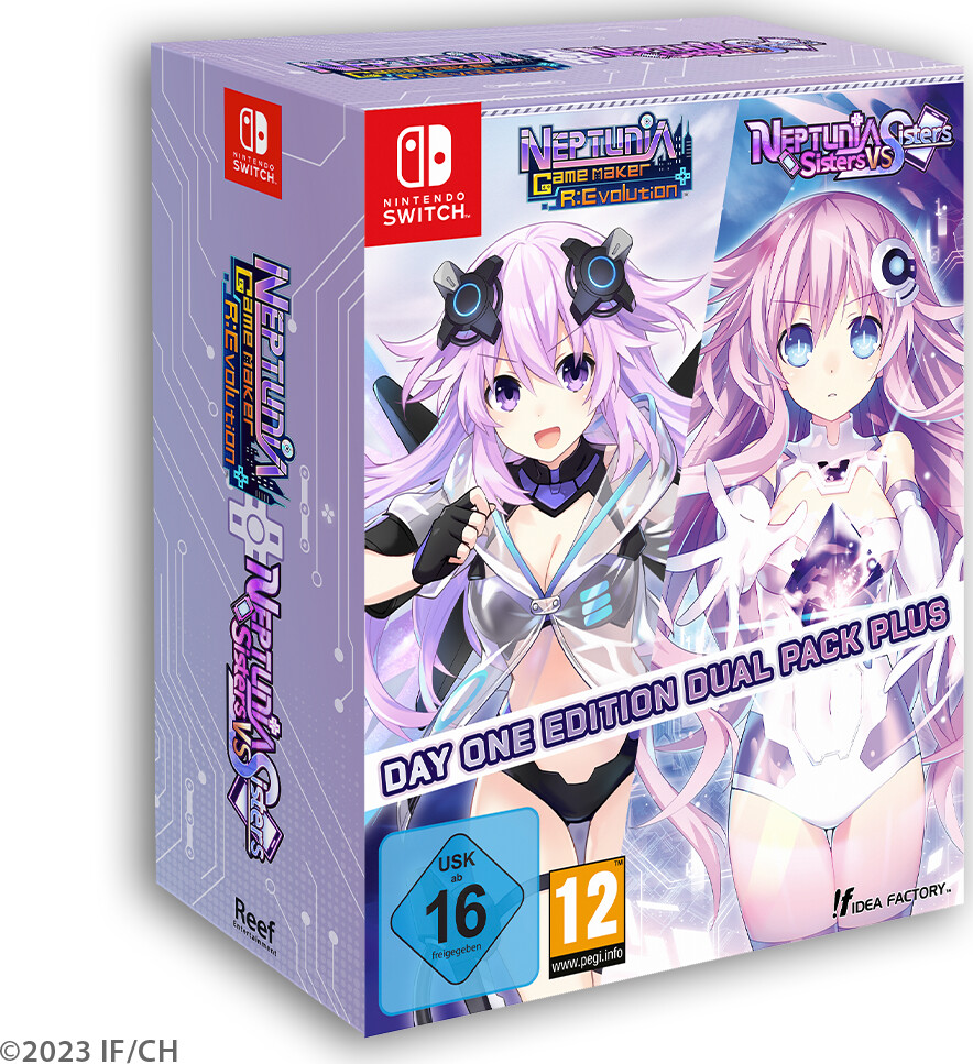Neptunia Game Maker R:evolution / Neptunia: Sisters Vs Sisters (day One Edition) (dual Pack) - Nintendo Switch