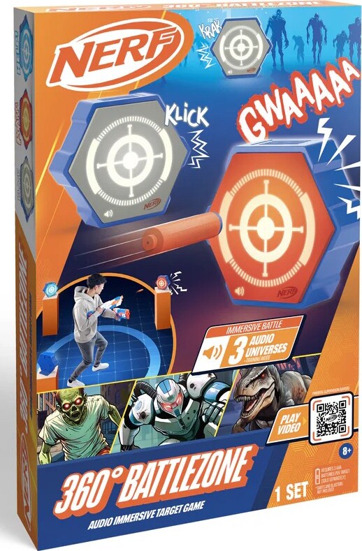 Nerf - 360° Battlezone - Audio Target Game - Hasbro