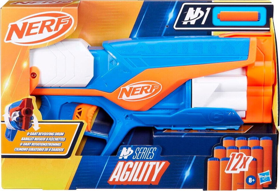 Nerf - N Series Agility Blaster Med 12 Skud - F8629