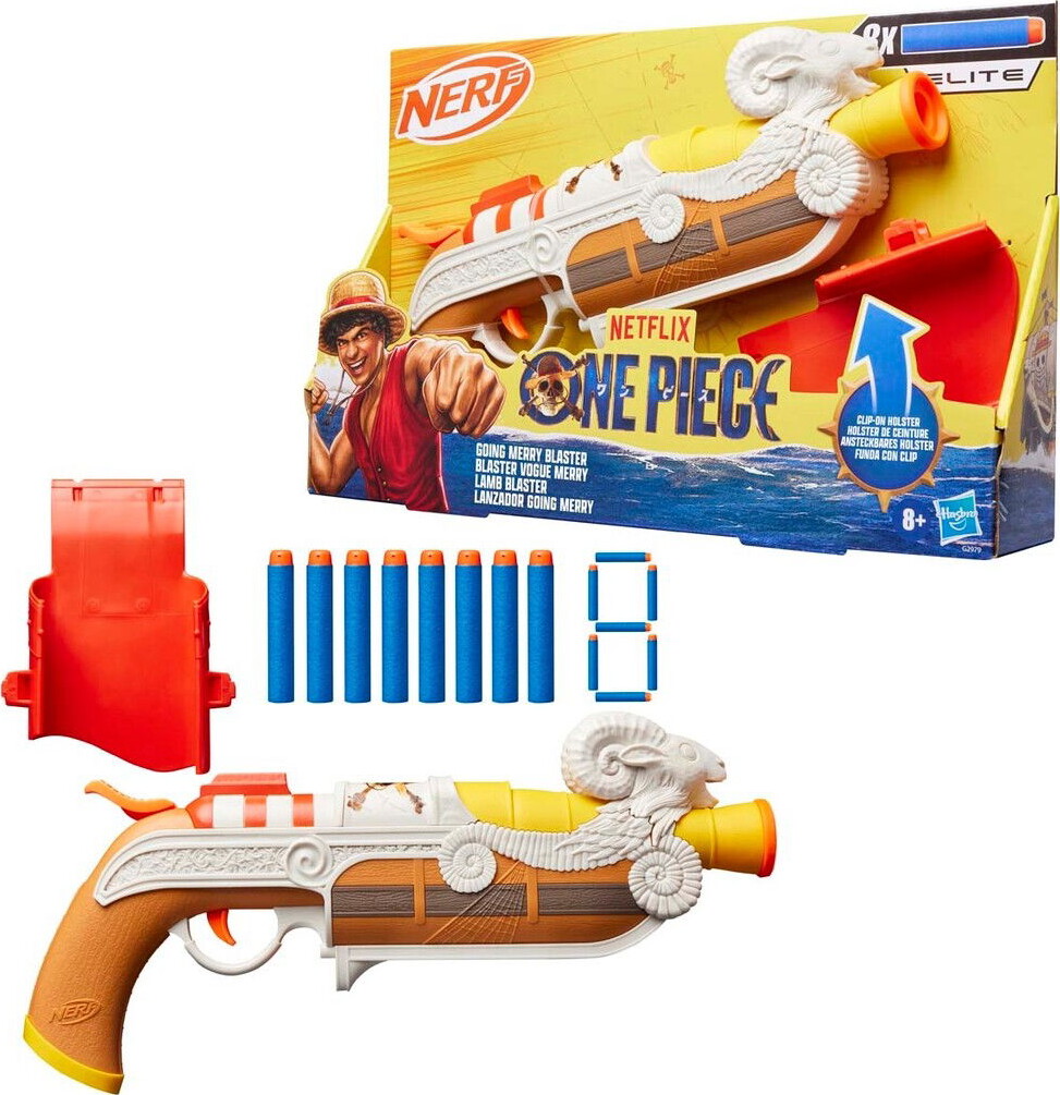 Nerf - One Piece Going Merry Blaster - 8 Skud - Hasbro G2979